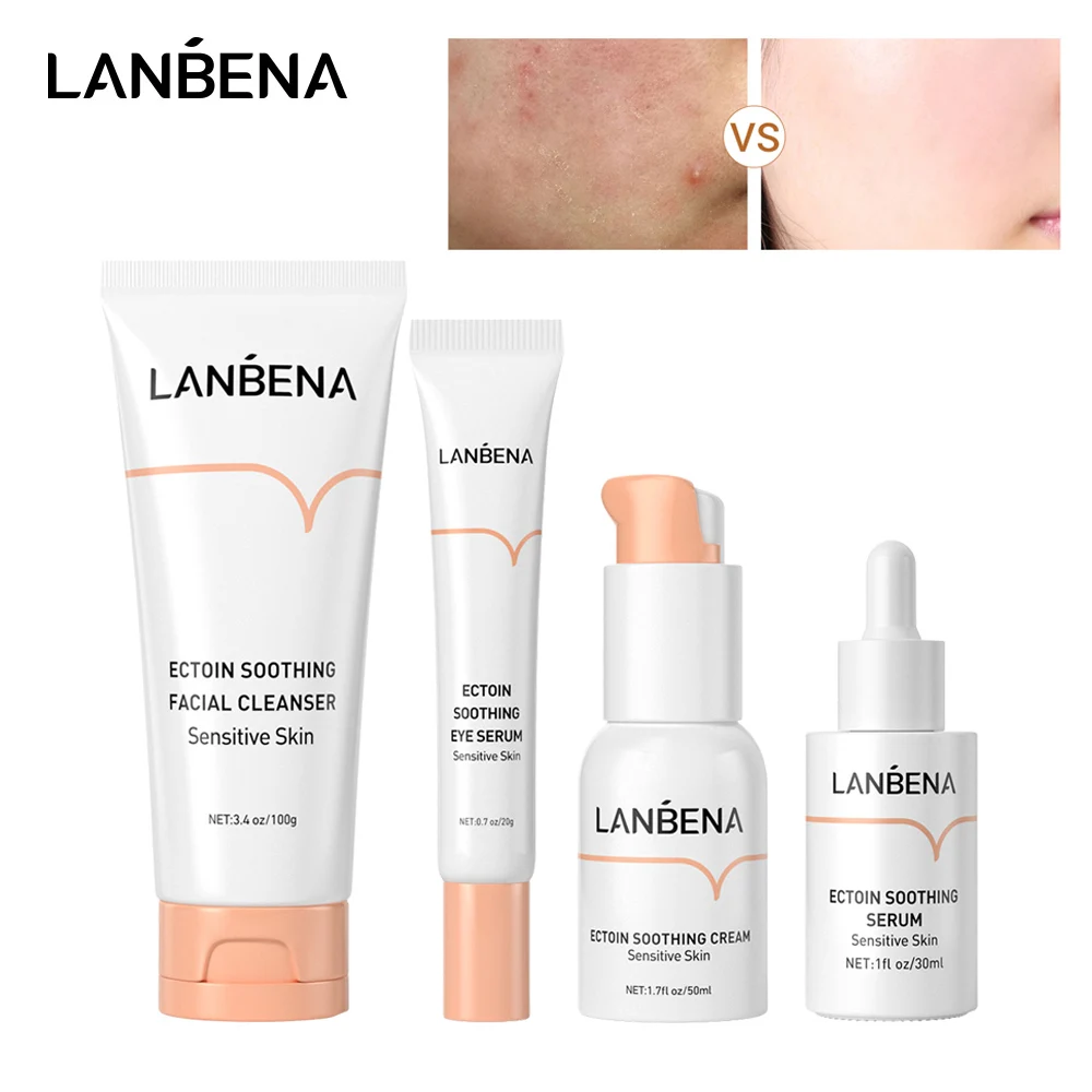 

Успокаивающее средство для лица LANBENA Ectoin, Антиаллергенная Сыворотка для кожи вокруг глаз