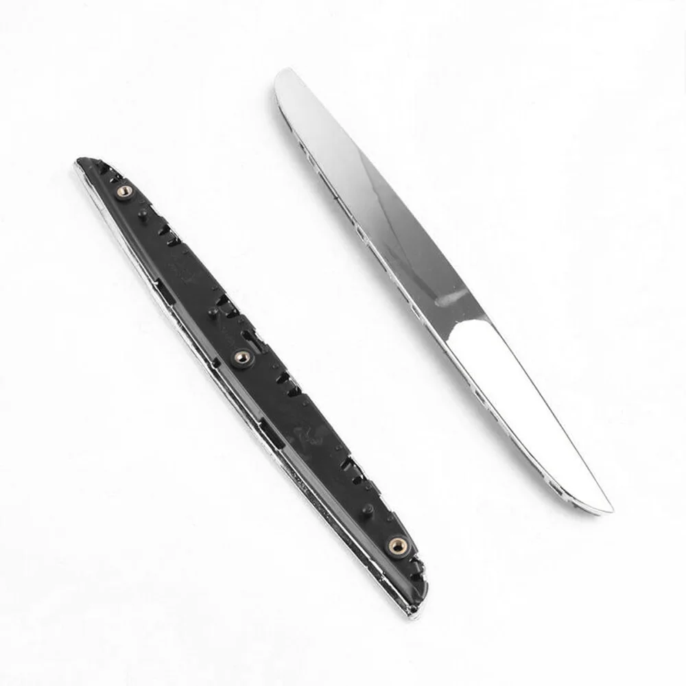 2 шт. Хромированная передняя сетчатая накладка на бампер для BMW E90 E91 3 Series 06