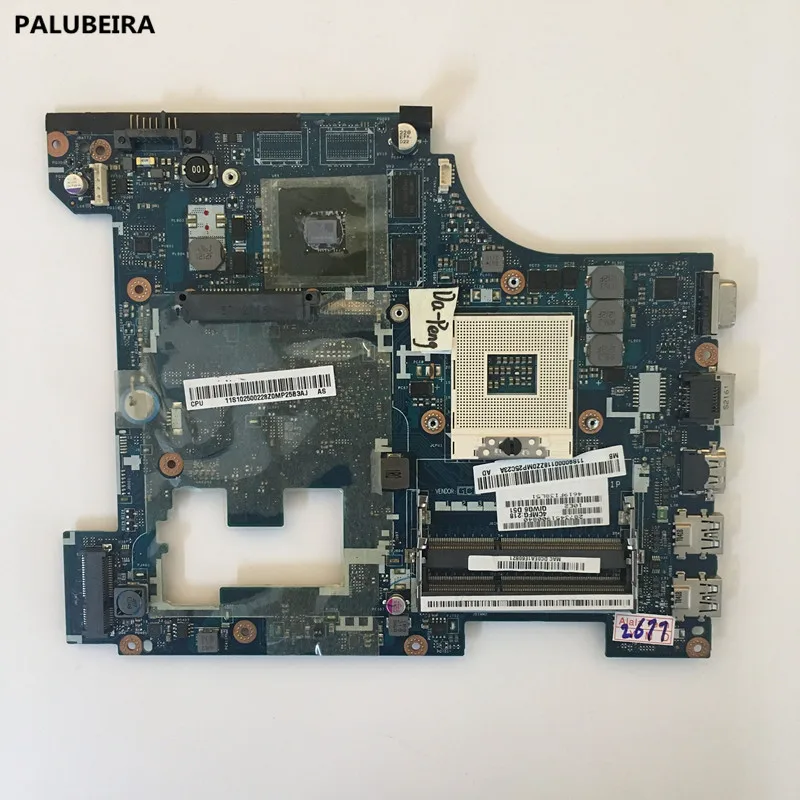 PALUBEIRA LA-7981P G580 материнская плата для Lenovo G580 QIWG5_G6_G9 LA-7981P REV: 1,0 GT610M Материнская плата ноутбука Тесты материнская плата