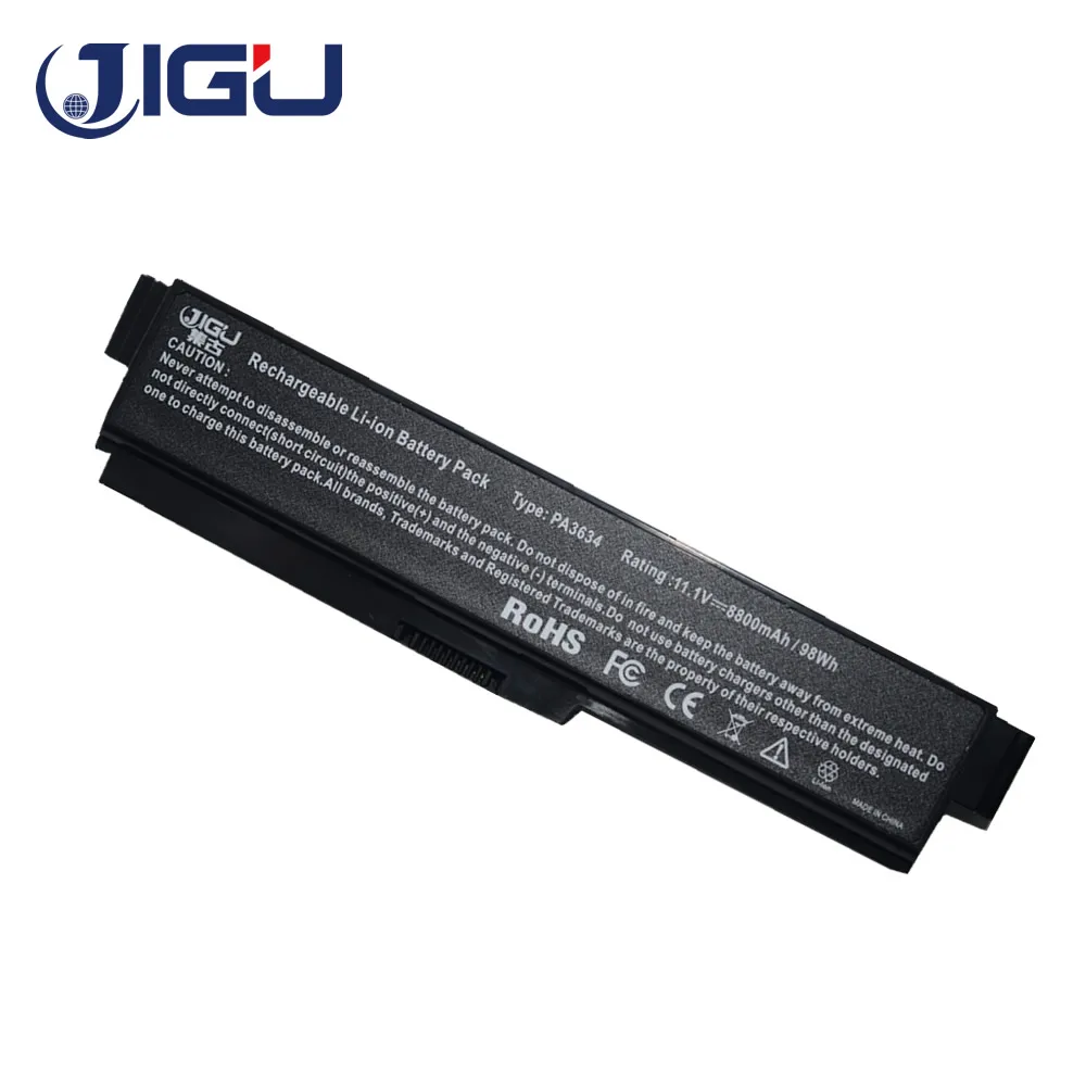 

JIGU Laptop Battery For Toshiba For Satellite L600 L630 L640 L650 L670 M300 Pro 3000 C650 C660 C660D L510 PS300C T130 U400