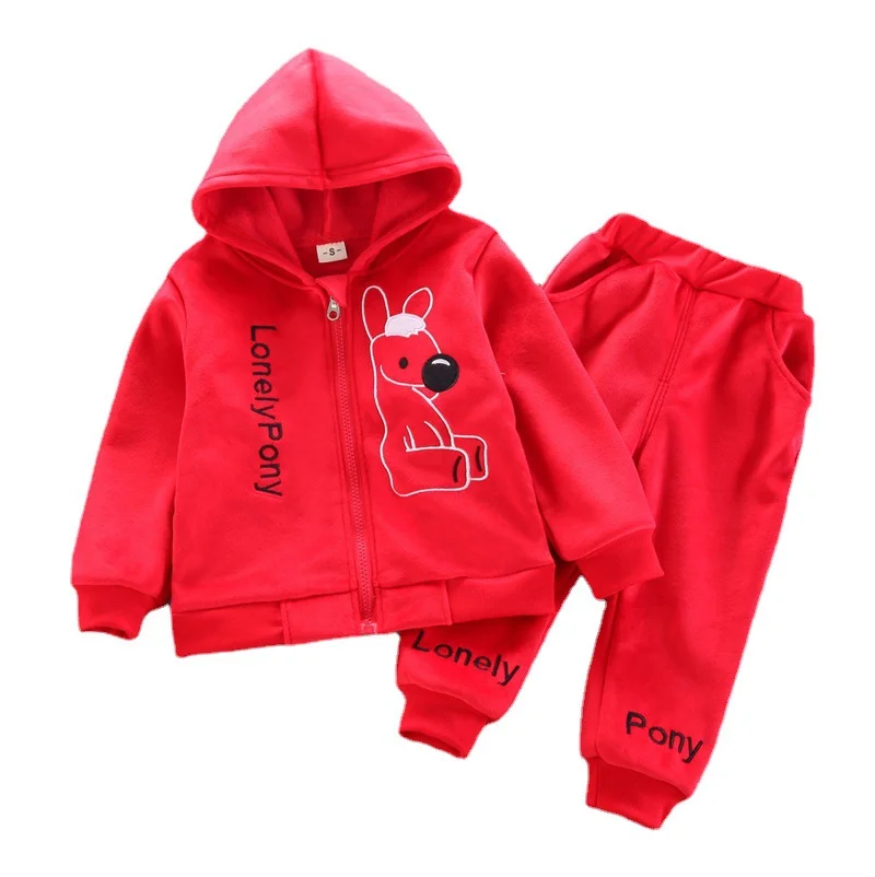 

Autumn Baby Girls Clothes Children Fashion Hooded Jacket Pants 2Pcs/Sets Winter Toddler Hoodies Costume Kids Casual Tracksuits