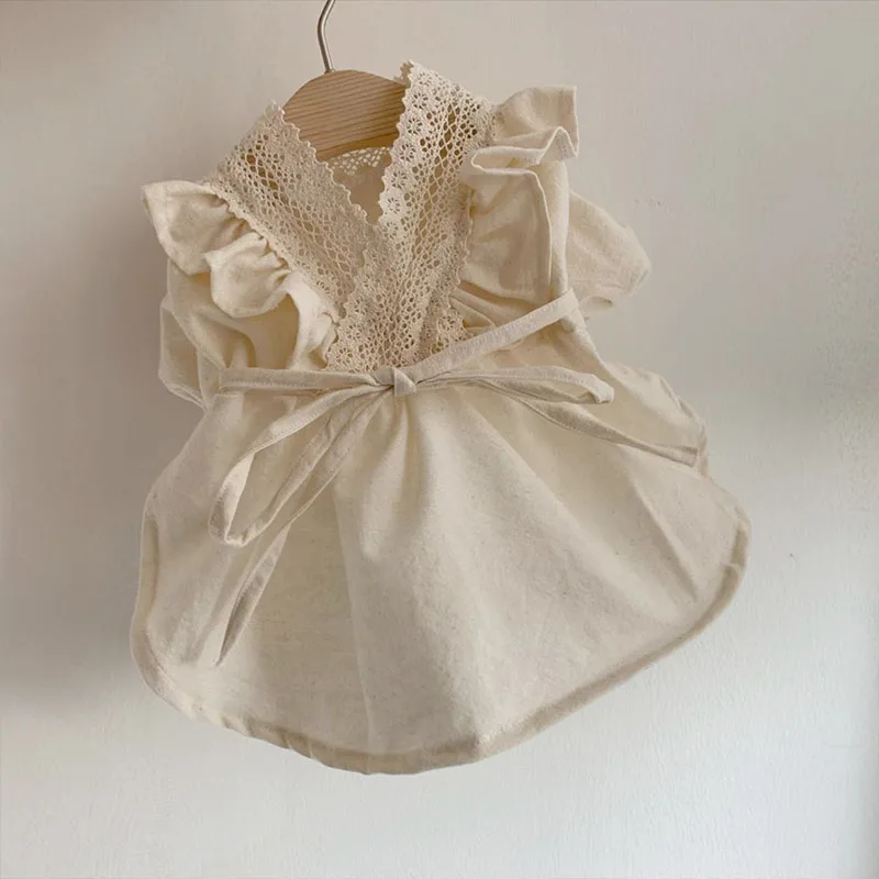 Платье принцессы для домашних животных Чихуахуа Одежда собак Роскошная рубашка