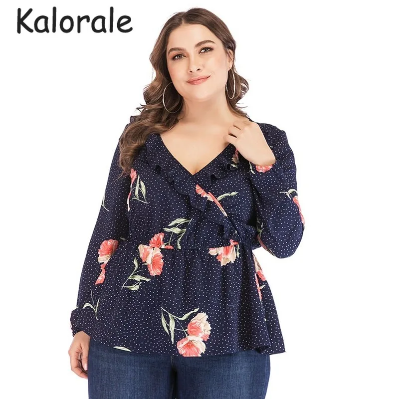 Женские топы Летняя Повседневная Блузка с оборками женская одежда длинным