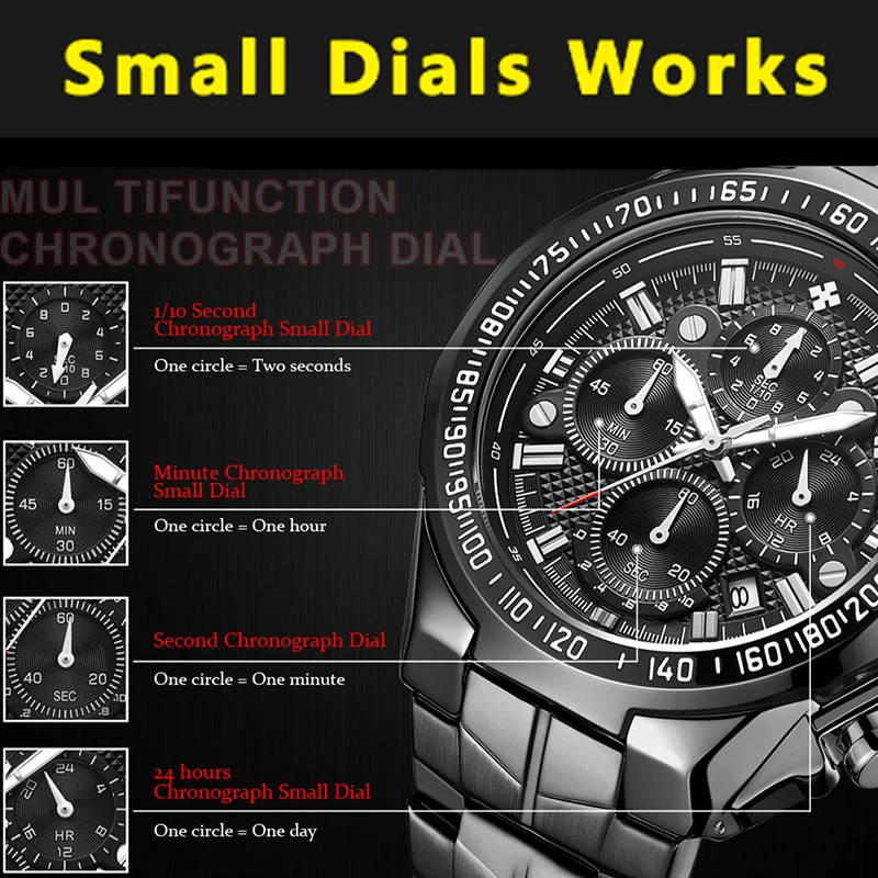 Reloj Hombre 2020 часы для Для мужчин WWOOR лучший бренд класса люкс наручные черный