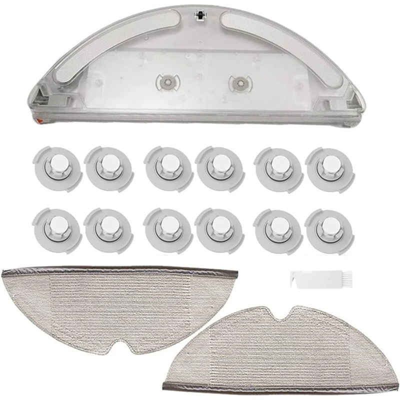 

Replacement Parts Kits 1 Water Tank 2 Mop Cloths 12 Water Tank Filter for Xiaomi Roborock S50 S51 S55 S6 T61 Accessories