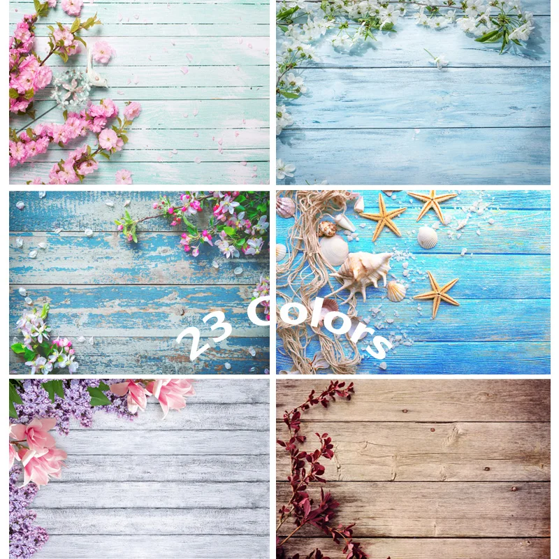 

SHENGYONGBAO Art Fabric Photography Backdrops Prop Wood Planks Theme Photography Background LICJD-3501