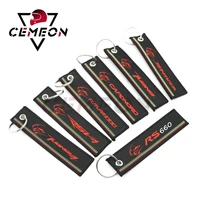 motorcycle keychain embroidered keychain key ring for aprilia rs660 rsv4 tuono v4 futu rr1000 caponord shiver tuono
