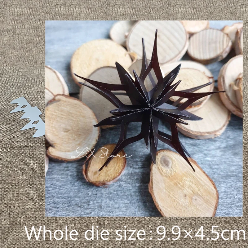 Новый дизайн ремесло металла высечки складные звезда цветок украшения скрапбук