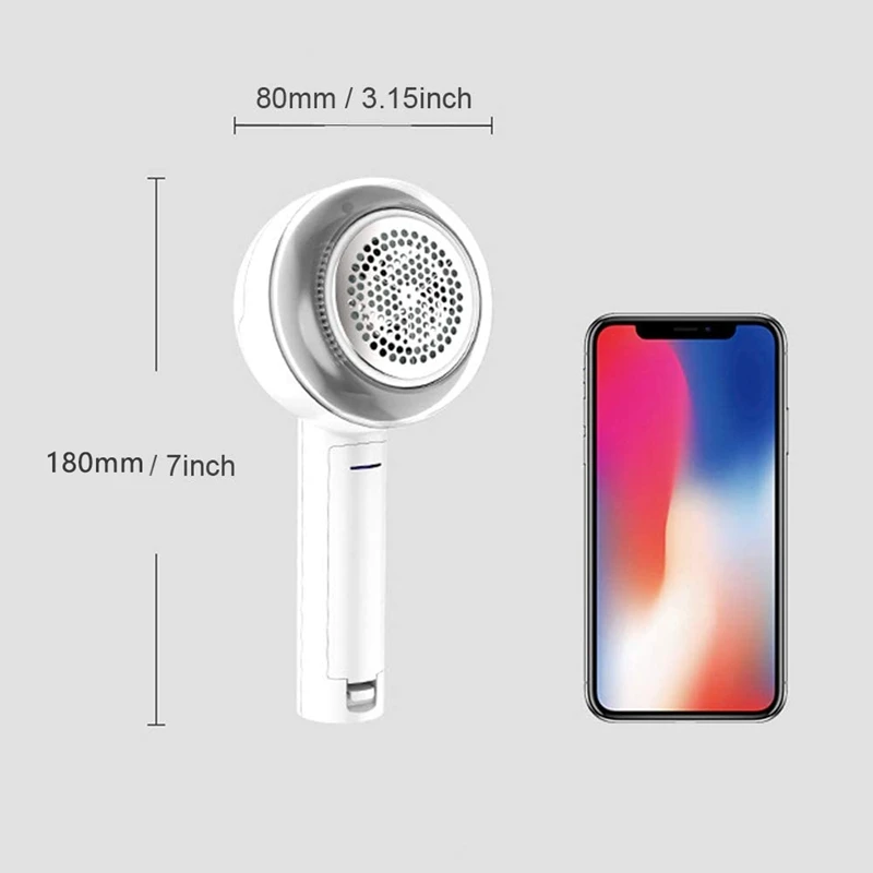 

Electric Lint Remover & Fabric Shaver, USB Small Home Stainless Portable Fuzz Remover for Fabric, Pet Hair