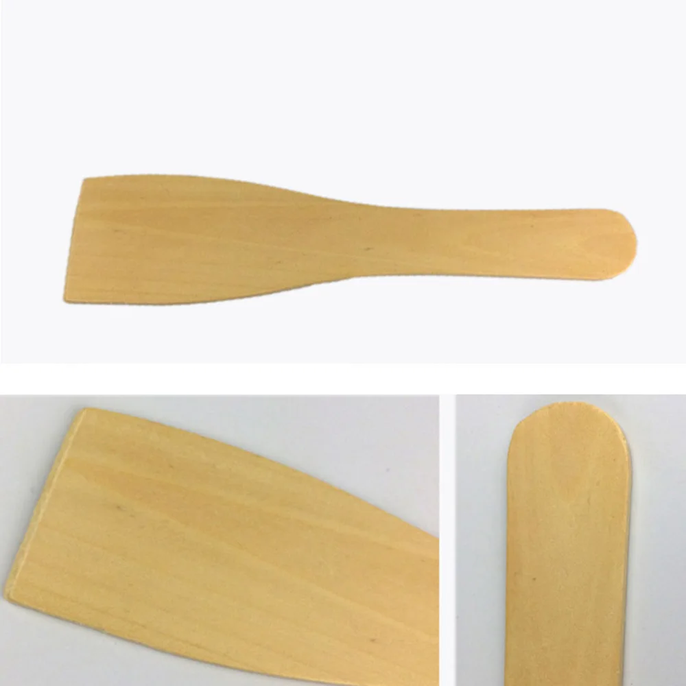 

6pcs Non-stick Wooden Spatula Small Wood Turner Cooking Shovel Kitchen Utensils