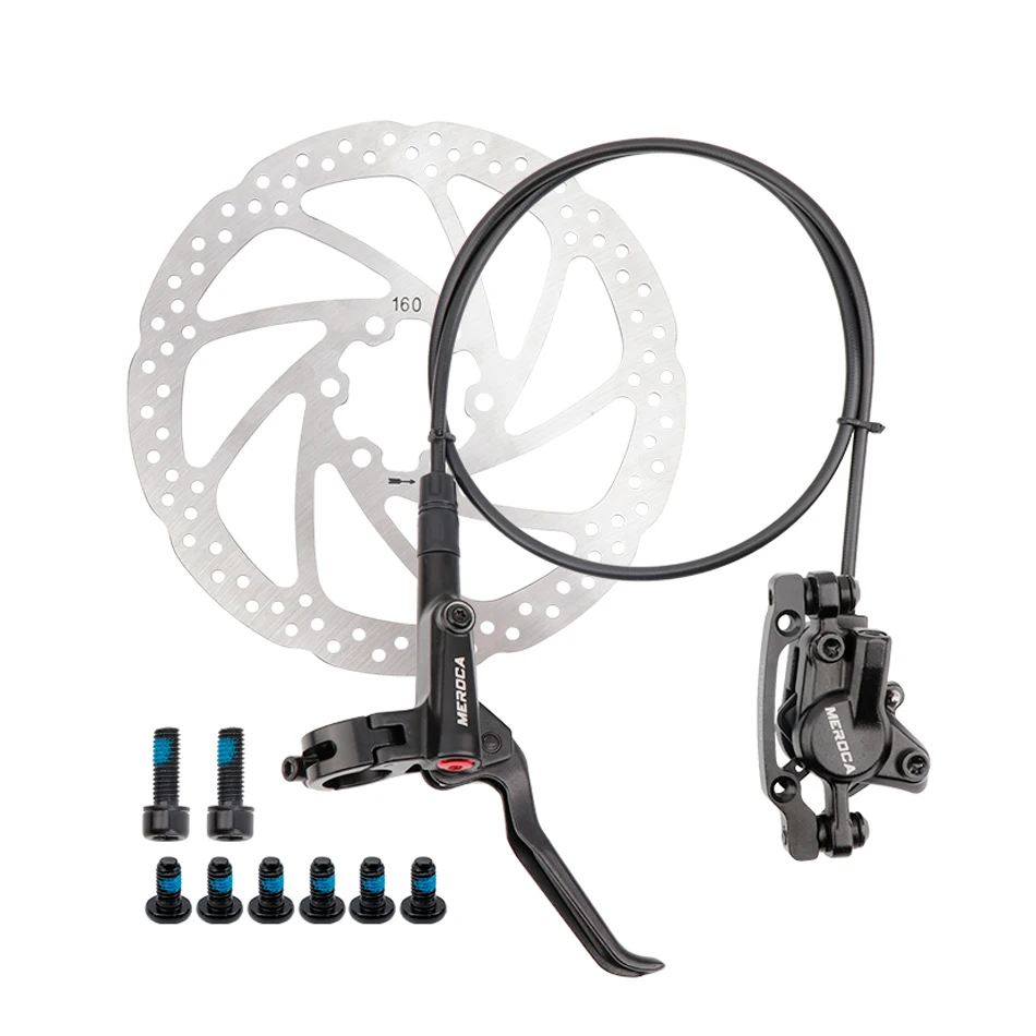 

MEROCA Bicycle Brake Hydraulic Disc Bicycle Oil Mountain Bike Brake Front Rear Bike Caliper Clamp Cycling Parts