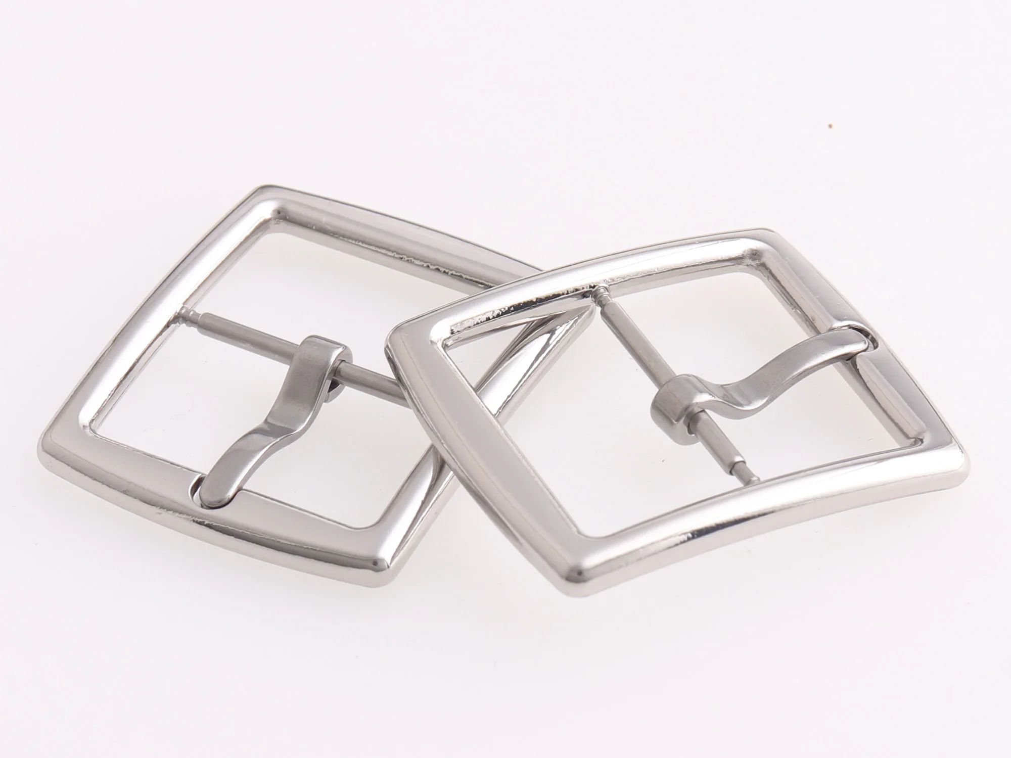 

Silver Pins buckles 20mm Release Shoe Strap Belt Web Adjust Bag Strap Slider Fastener Rectangle Leathercraft Hardware