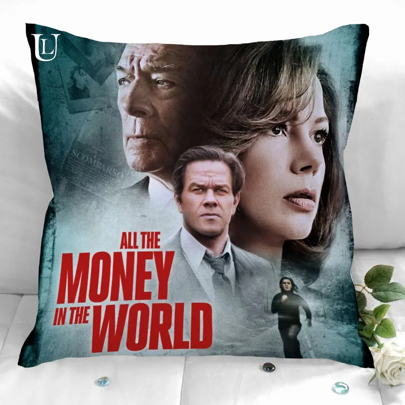 Наволочки с принтом все деньги в мире квадратная наволочка домашняя