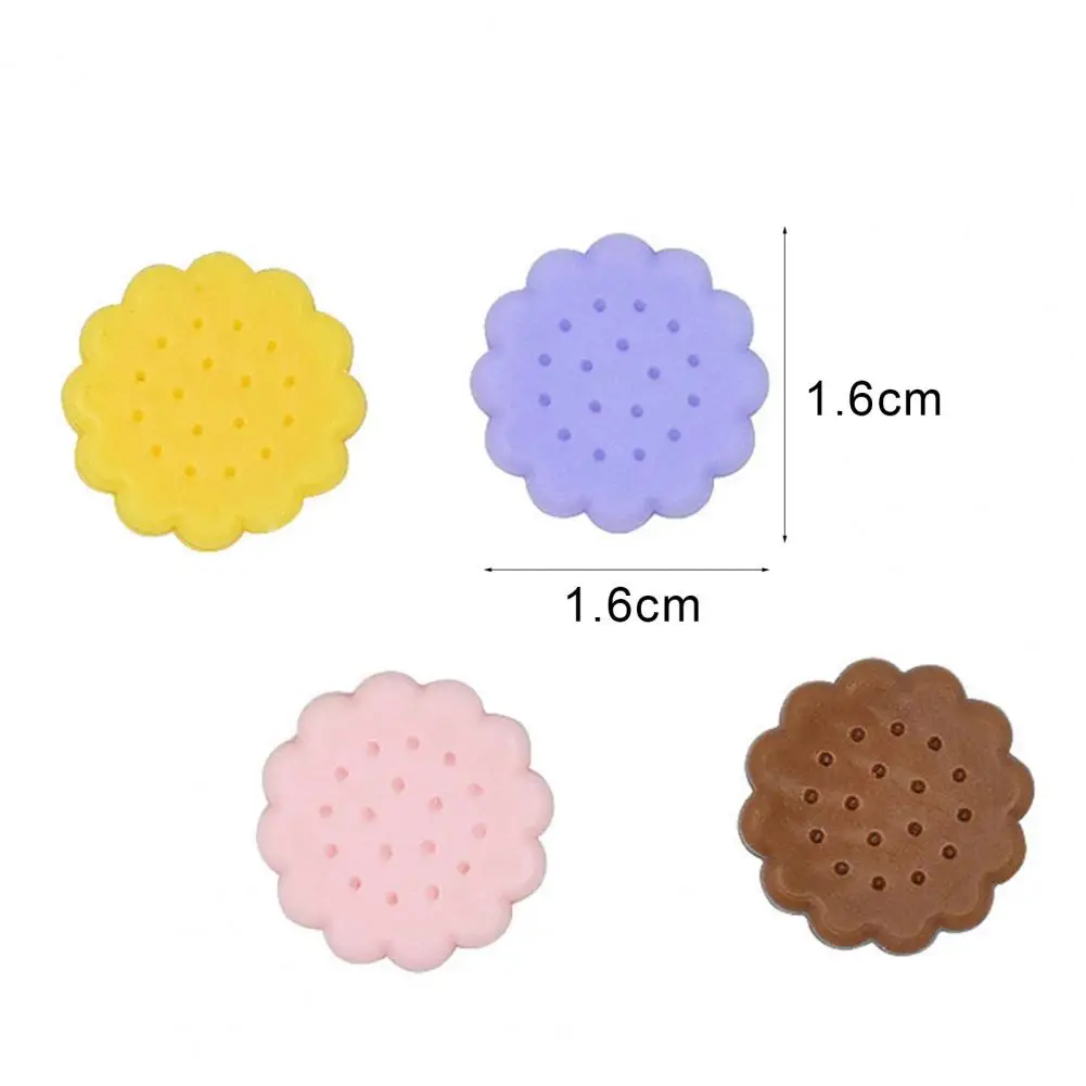 

10Pcs Miniature Round Biscuits Model Toys DIY Dollhouse Food Play Decor Kids Gifts Kitchen Dollhouse Furniture Toys For Children
