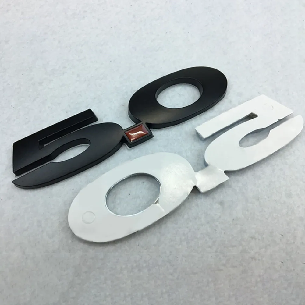 

13.9*3.7*0.55CM Car Sticker Black Right Left Fender Emblem Replacement