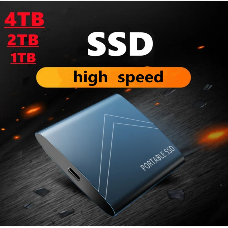 new 4TB 3TB 2TB External SSD 1TB 500GB Mobile Solid State Hard Drive USB 3.1 External SSD Typc-C Portable Hard Drive ssd