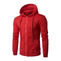 2022 zipper cardigan hooded sweater casual all match pure color casual fitness hats sports hoodies men athletic jacket