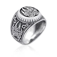 viking nordic mythology bear claw ring fashion mens punk stainless steel ring one drop shipping