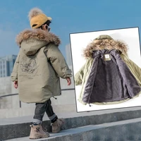 2021 new high quality winter child boy coats jacket parka big kids thicking warm coat 6 8 10 12 14 year puffer hooded outerwears