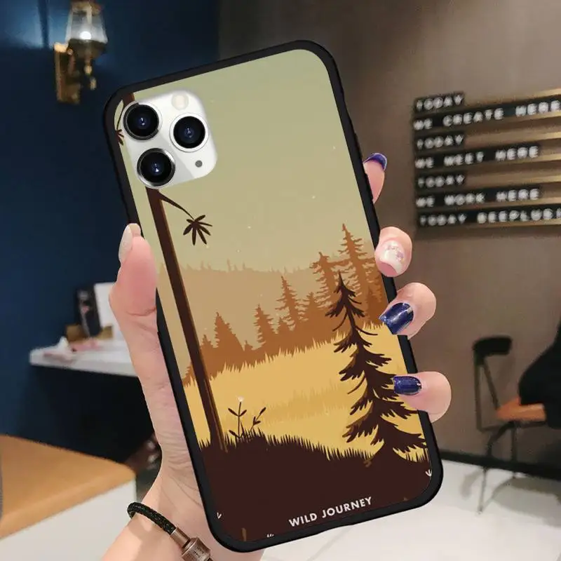 

Meditation App Wild Journey Phone Cases for iPhone 11 12 pro XS MAX 8 7 6 6S Plus X 5S SE 2020 XR Soft silicone