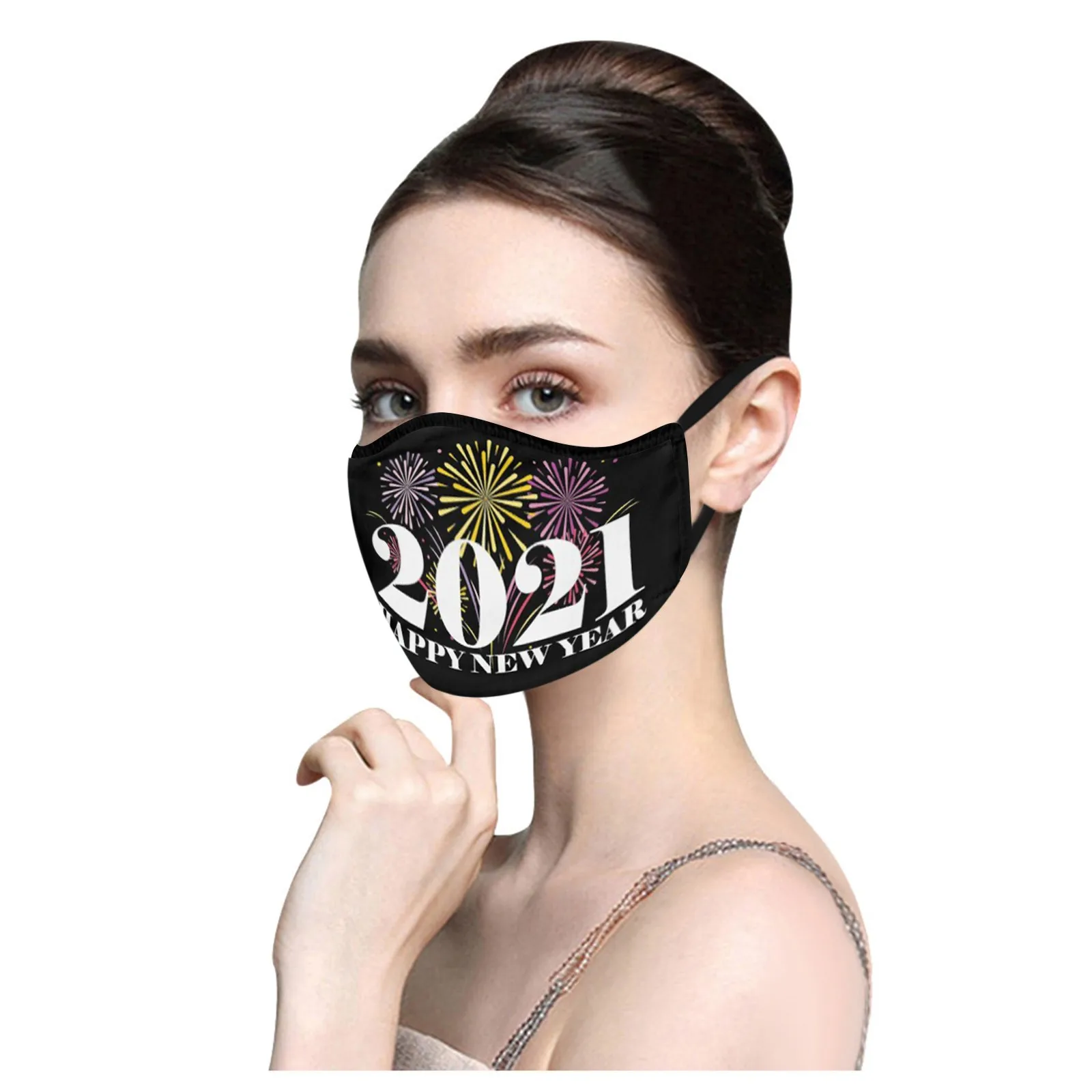 

2021 Masque Christmas Mask Reusable And Washable Sun Protection And Protection Facemask Mondmasker Tapabocas