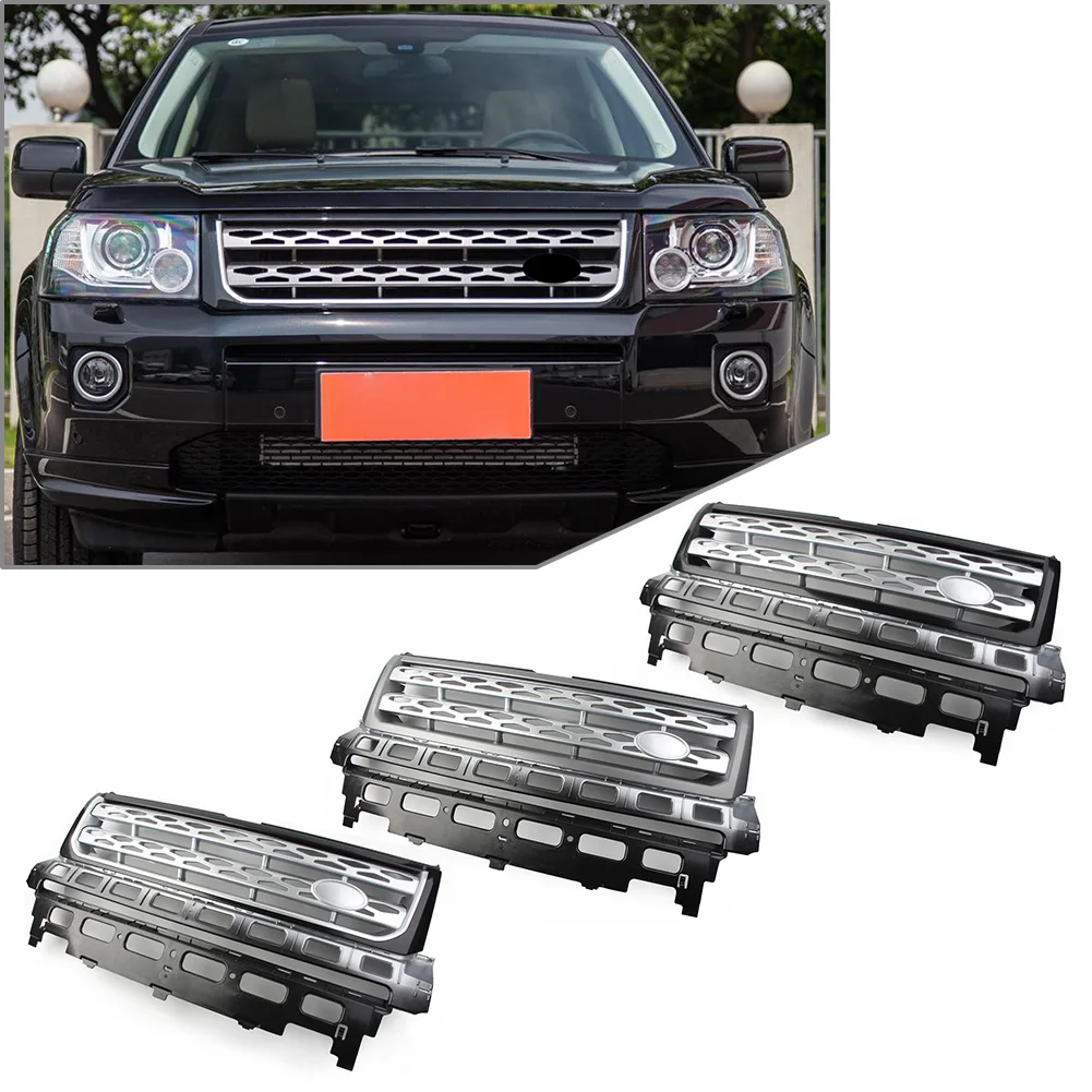 Передняя решетка бампера из АБС сетка для Land Rover Freelander 2 LR2 2010 2011 2012 2013 2014 2015 2016