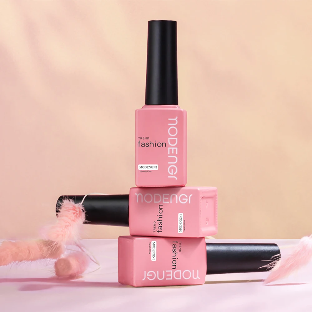 New Pink Gel Nail Polish Set 9 Color Series UV Lacquer Varnish For Art Desgin Manicure Top And Base Coat | Красота и здоровье