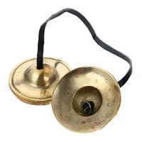 1pc meditation cymbal bell practical yoga cymbal bell gift temple supply brass