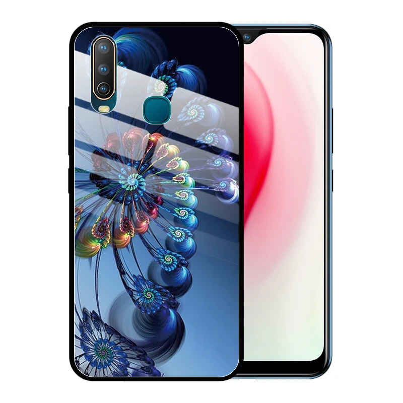 Fantasy Tempered Glass Case Cover for VIVO Y15 Y17 Y12 Y93 Y85 Y81 Y19 Y75 U3 Y66 Coque Funda | Мобильные телефоны и