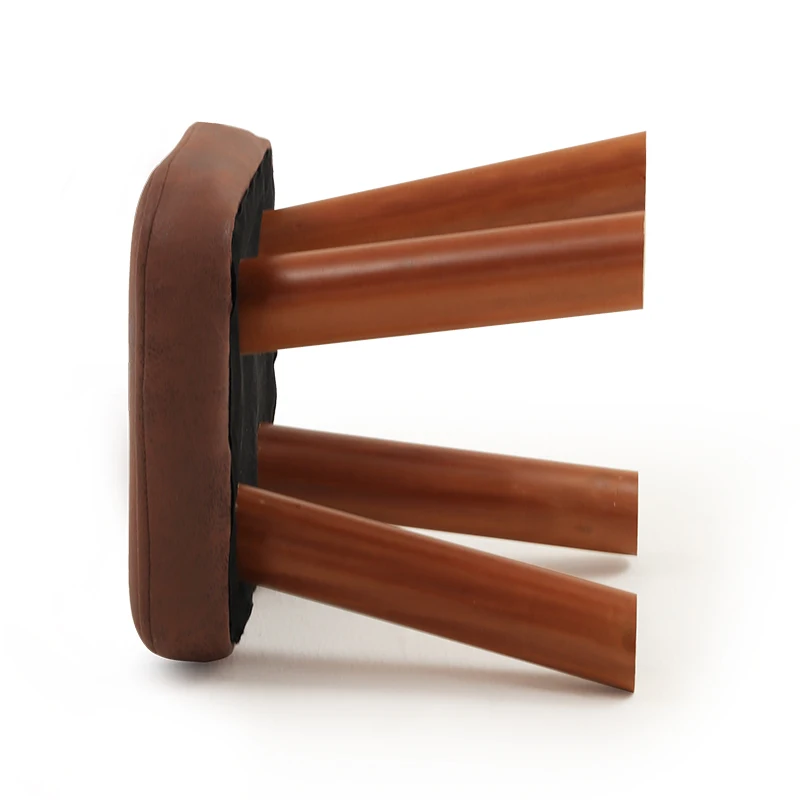 Маленький табурет из твердой древесины сменный для обуви чайный столик тканевый