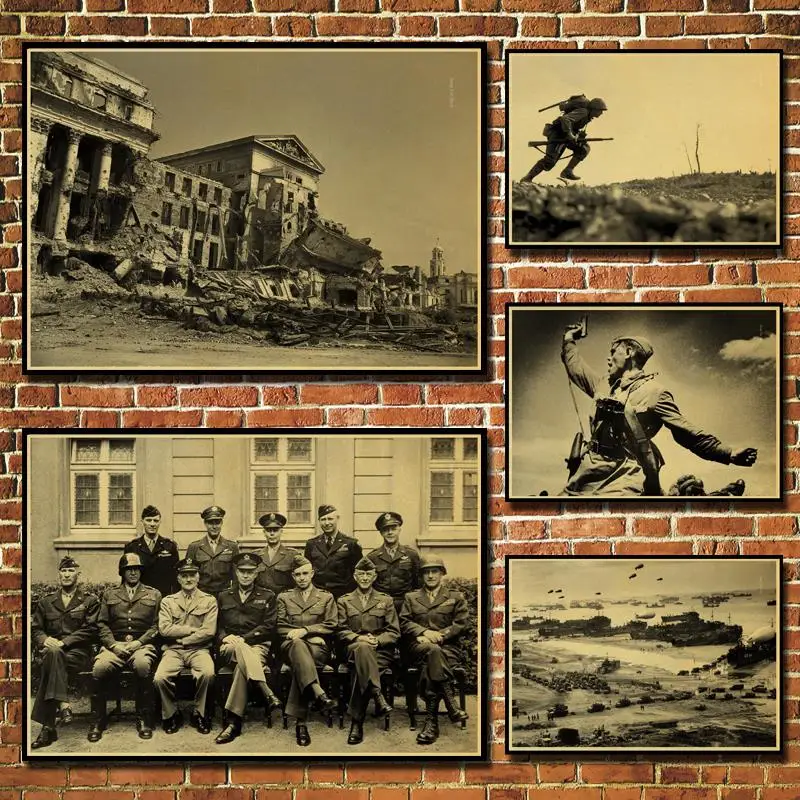 Винтажный Солдат Второй мировой войны Советского Союза! На запад! Настенная