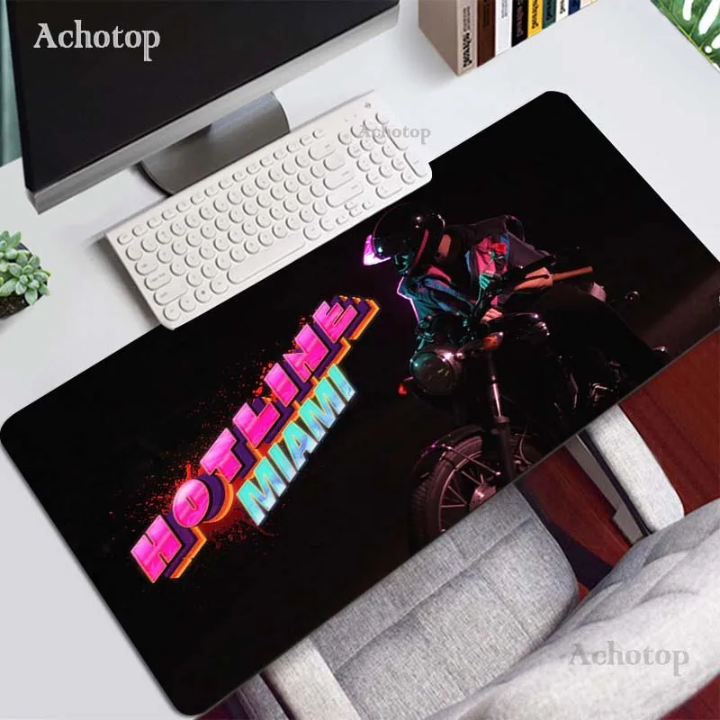 

Anime Hotline Miami Slip Carpet Desk Large Extended Mousepad 900mmX400mm Big Size Gaming Alfombrilla XXL keyboard wrist rest Pad