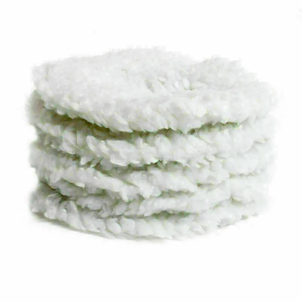 

Polishing Polishing Pad Soft Useful Washable White Wool 9-10 Inch Buffer Pads