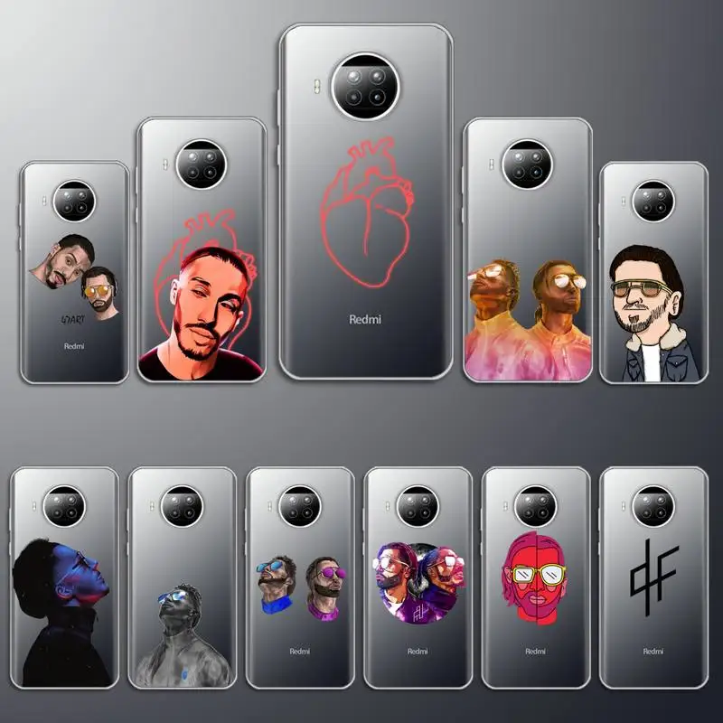 

PNL QLF Phone Case Transparent for Xiaomi mi Redmi note 10 t 8 9 pro lite 11 Samsung S 8 9 10 20