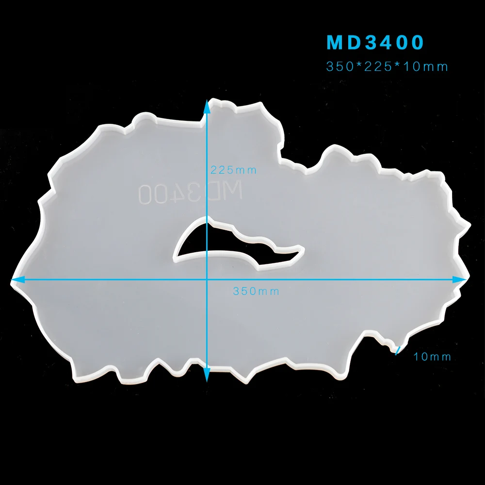 Форма силиконовая неправильной формы для отливки большого размера аксессуары