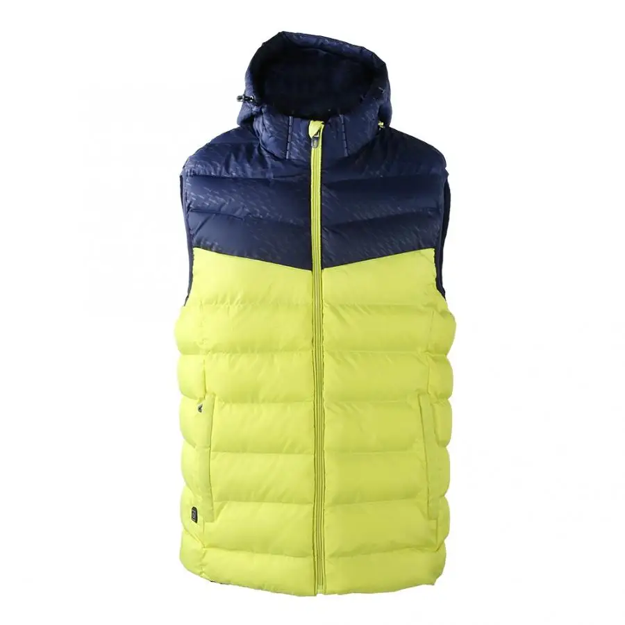 Мужская инфракрасная нагревательная куртка-жилет с капюшоном пальто 3 Уровня