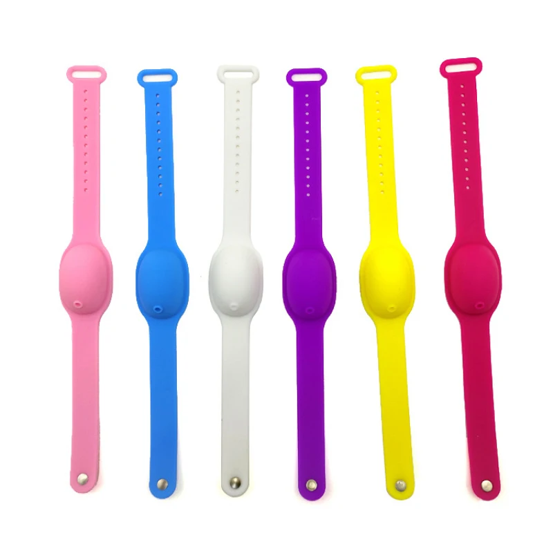 

2020 Wristband Hand Dispenser Hand Sanitizer Dispensing Silicone Wearable Dispenser Pumps Disinfecta Wristbands Hand Wrist Band