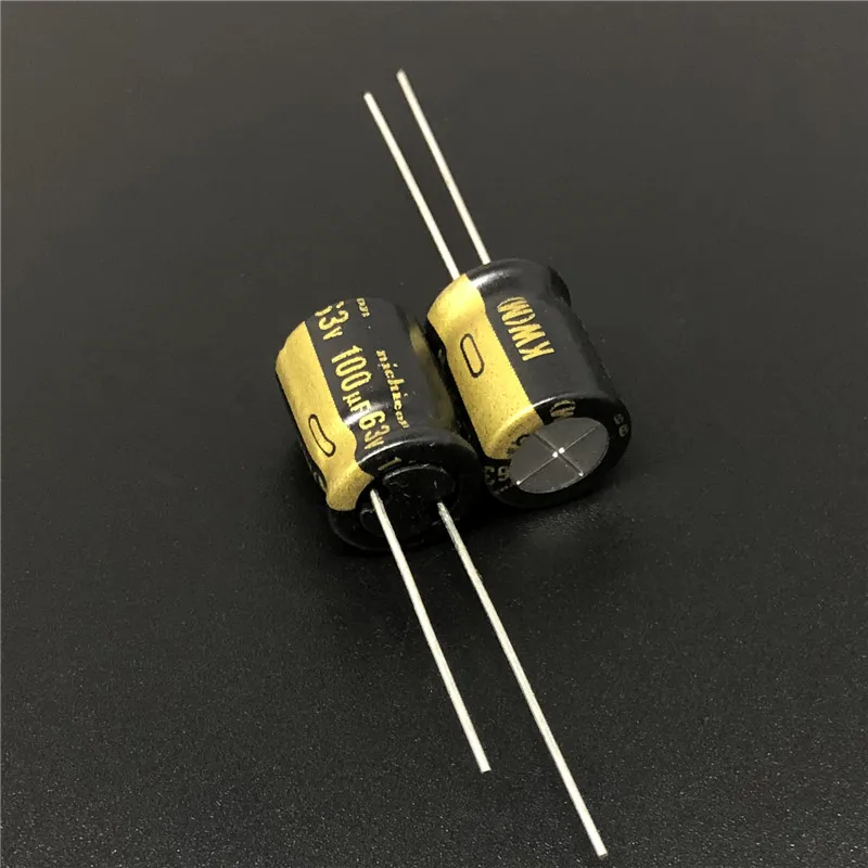 5 шт/20 шт 100 мкФ 63 в NICHICON KW серия 10x12 мм 63V100uF HiFi аудио конденсатор|Конденсаторы| |