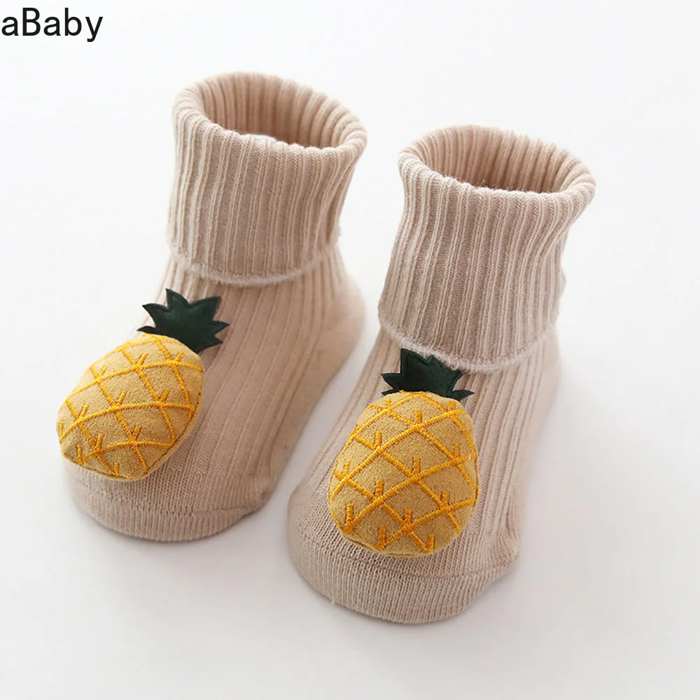 

Cotton Baby Socks Cartoon Fruit Newborn Socks Anti Slip Floor Socks Autumn Winter Socks for Children Baby Boy Girl Infant Socks