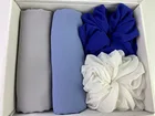 Брошь Scrunchies, булавки и Пузырьковые шифоновые хиджабы, женские длинные Хиджабы, набор подарков, хиджабы, упаковка в коробку