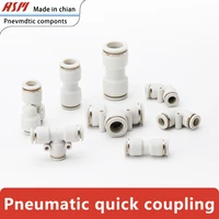 pneumatic connector pu quick pvpype4 6 8 straight through three way and two way