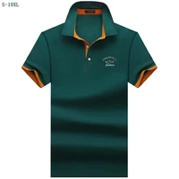 2021brand clothing new men polo shirt men business casual solid male polo shirt short sleeve breathable polo shirt s 10xl