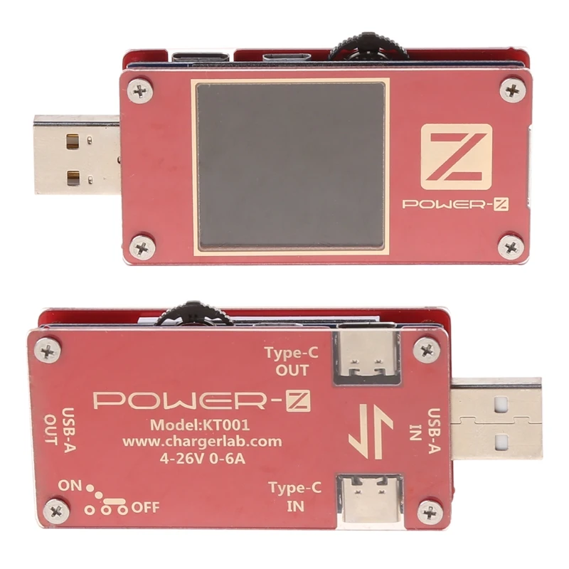 

YK001-USB PD high-precision fast charge data cable charging head detection voltage and current tester multimeter