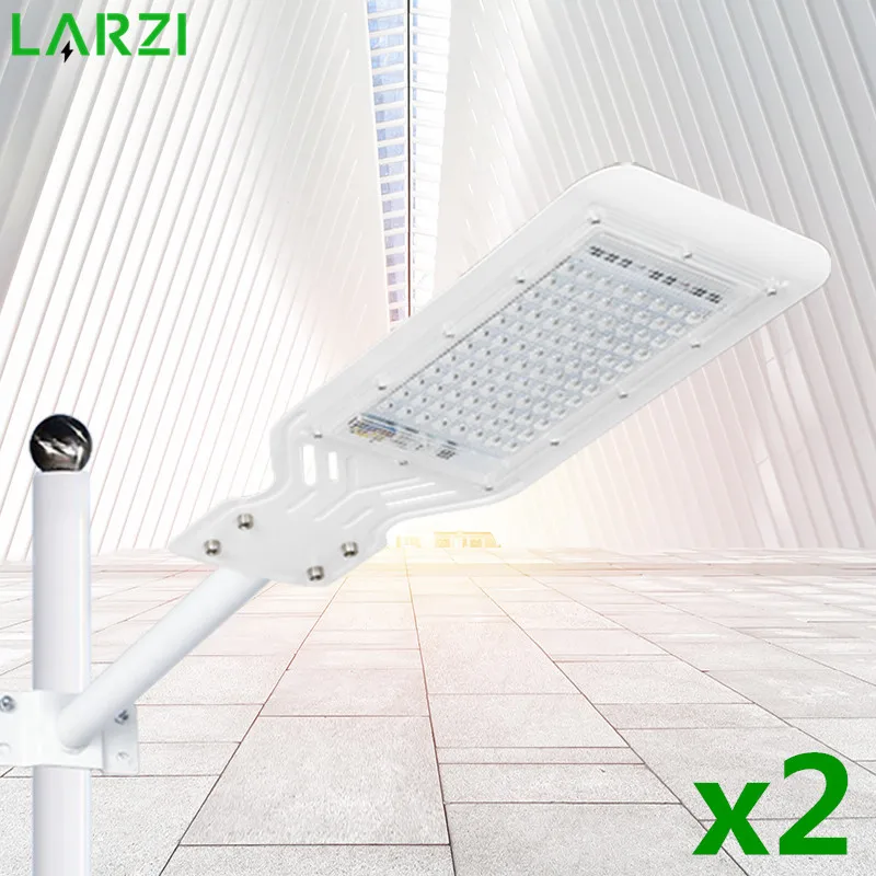 

2pcs/lot Led Street Light 110V 220V Waterproof IP65 Area Parking Lot Yard Barn Outdoor Wall 100W Lamp Industrial Square Highway