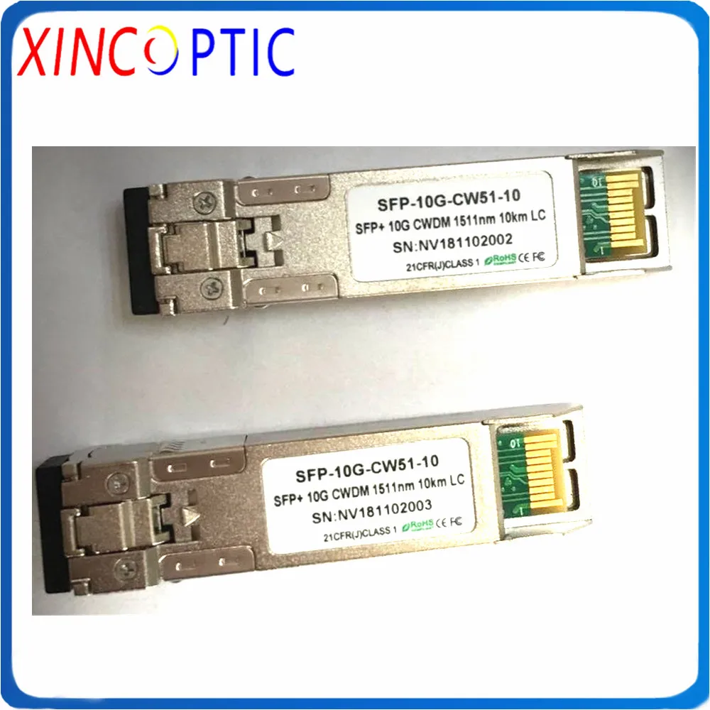 10G 10km 1590 нм 1610 Mux/Demux SFP + DDM CWDM трансивер RoHS совместимый 10 ГБ/сек. DOM Fiber LC модуль