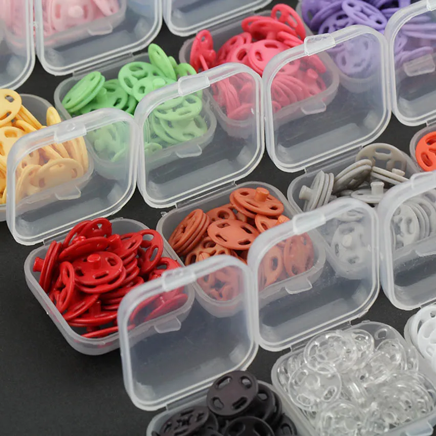 Милые кнопки декоративные пластиковые для детской одежды Швейные прозрачные DIY