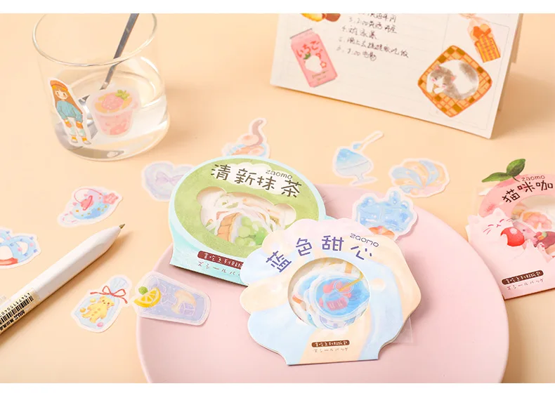 Kawaii Закусочная Gluttony серии пуля журнал Декоративные Канцелярские наклейки Скрапбукинг DIY Дневник этикетка-наклейка