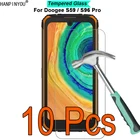 10 шт.лот Для Doogee S59  S96 Pro 9H твердость 2.5D ультратонкая закаленная стеклянная пленка защита экрана