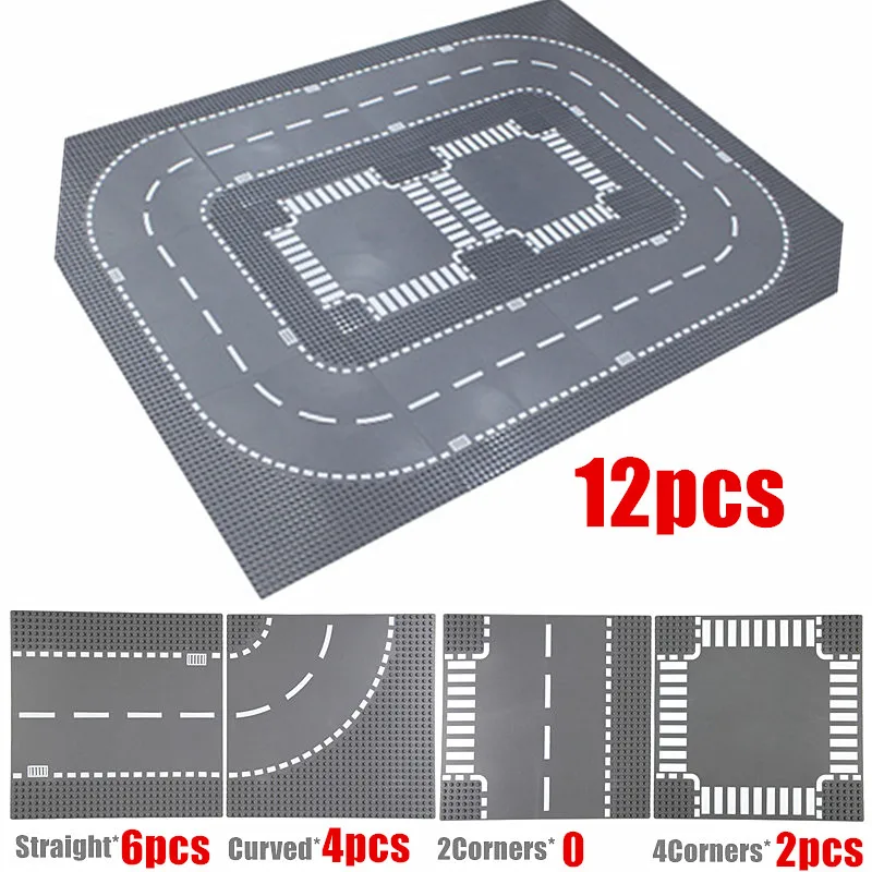 Базовая пластина для дороги 32*32 точек Классические строительные блоки игрушки