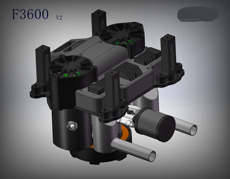 F3600 гибридная силовая система для аэрофотосъемки посадки и картографирования БПЛА длительное время полета специальный генератор